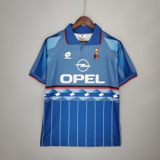 AC Milan 95/96 Away Blue Soccer Jersey